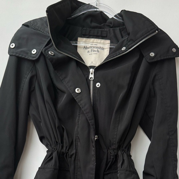 Abercrombie & Fitch Women's Black Utility Jacket, Size M - Picture 11 of 12